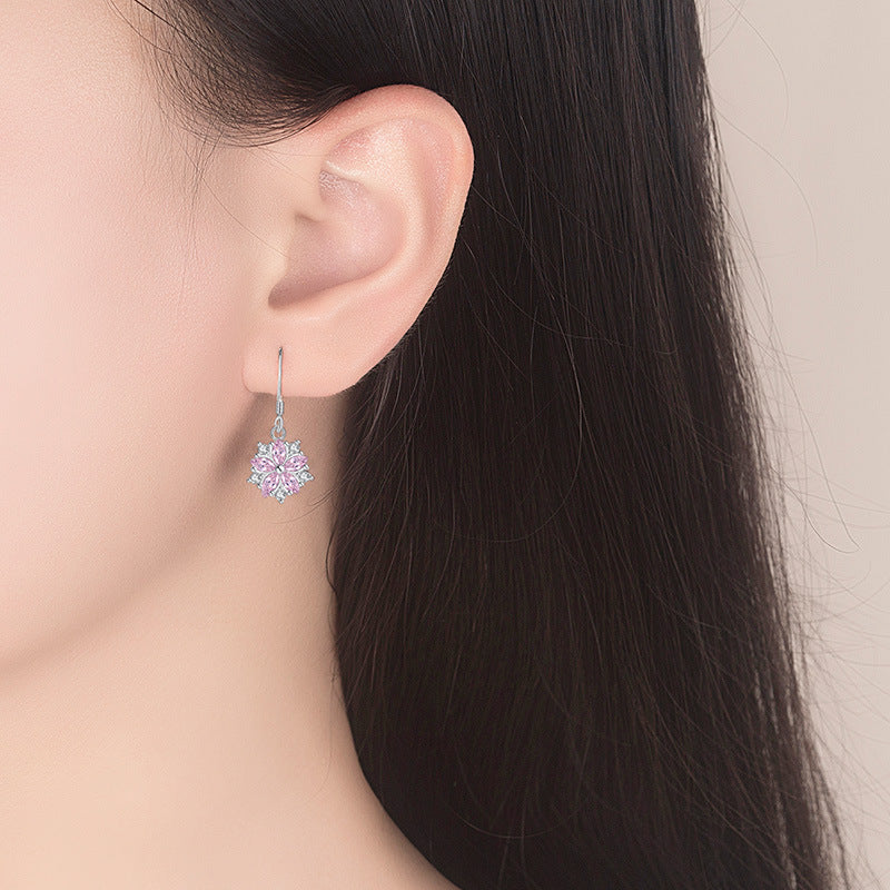 Chic Earrings Adorned with Stunning Peony Flower Designs